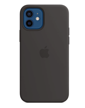 Apple Silikone-etui med MagSafe til iPhone 12 Mini – Sort